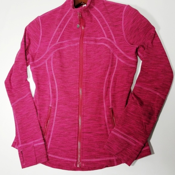 Lululemon Define Jacket 10 Jacquard Berry Magenta - Picture 3 of 8
